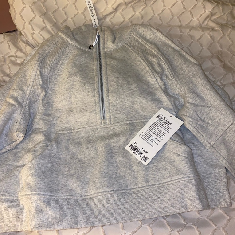 Lululemon scuba oversized half-zip up. Never worn, still has tags.